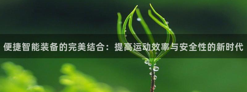 征途国际注册：便捷智能装备的完美结合：提高运动效率与安全性的